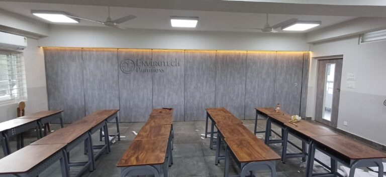 Acoustic Sliding Folding Partition