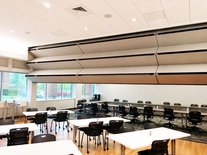 Acoustic Vertical Fold Partition