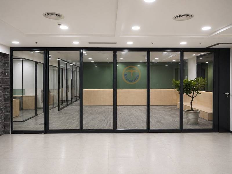 Acoustic Glass Sliding Folding Partition
