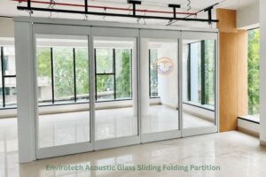 Acoustic Glass Sliding Folding Partition