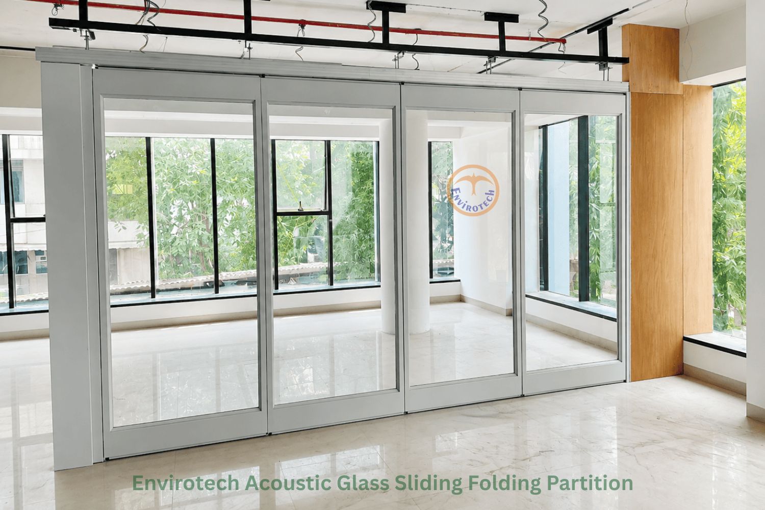 Acoustic Glass Sliding Folding Partition