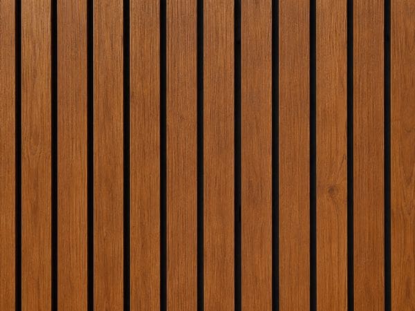 Grooved slats finish