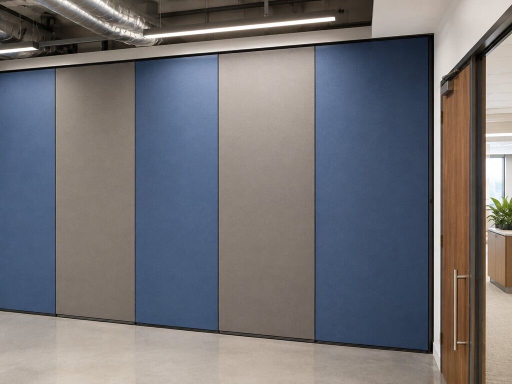 Semi-Automatic Sliding Folding Partitions