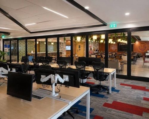 Acoustic Glass Sliding Folding Partition